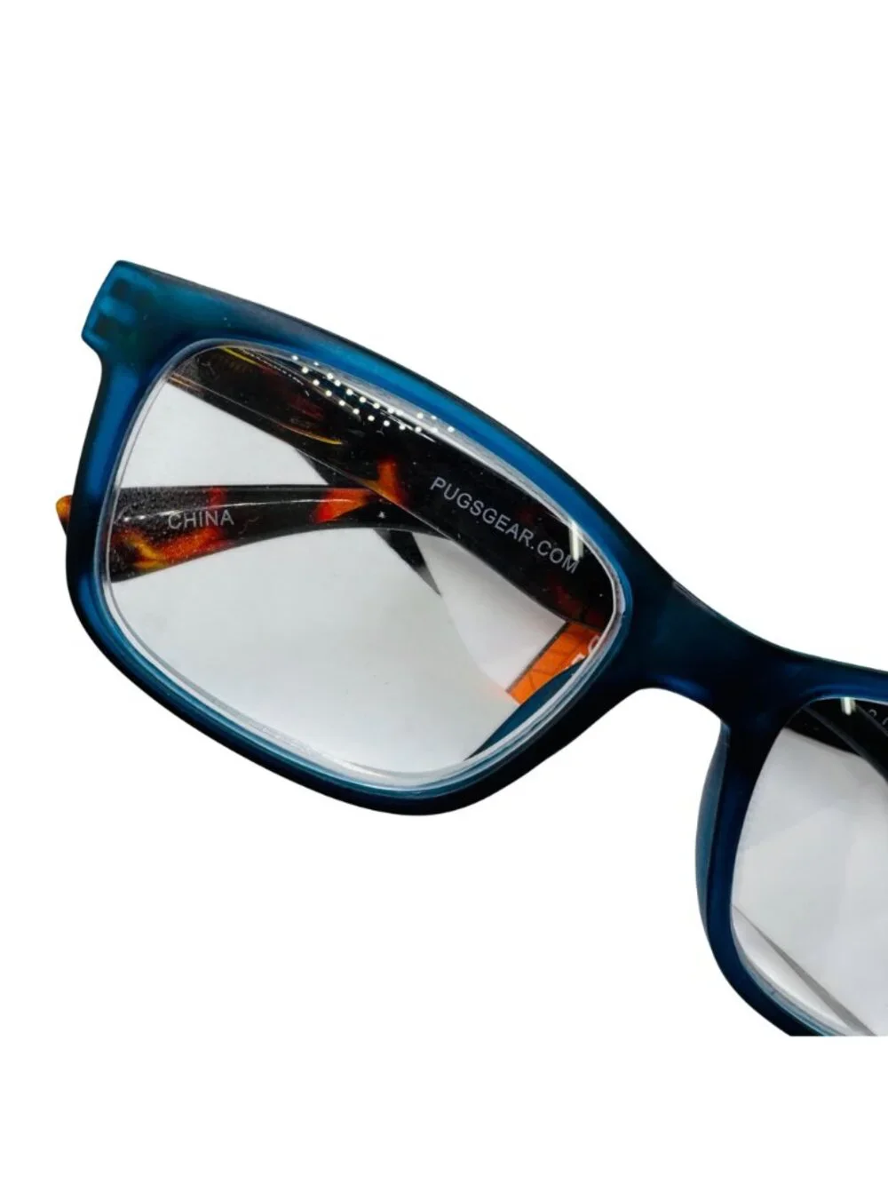 Pugs Premium Readers +3.0 Blue Frame With Case Included